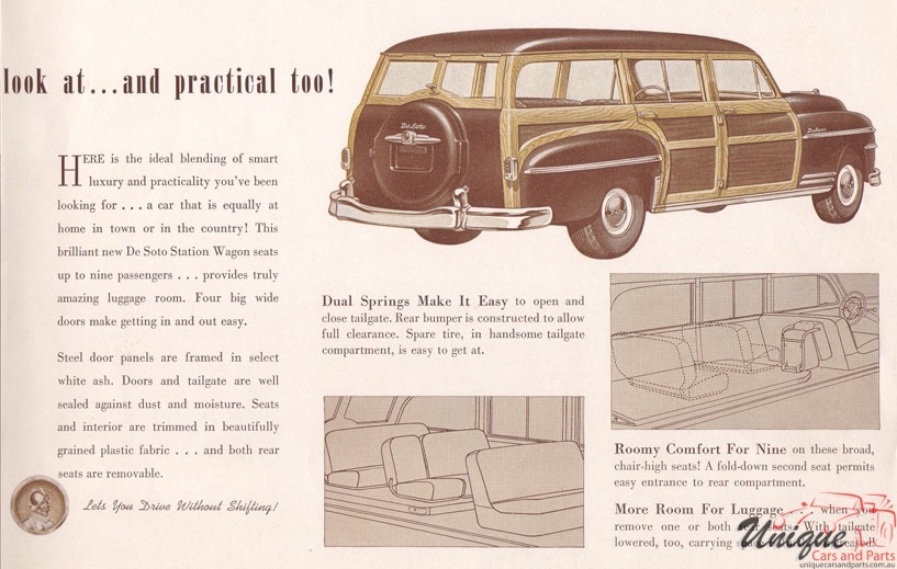 1949 DeSoto Wagon Brochure Page 3